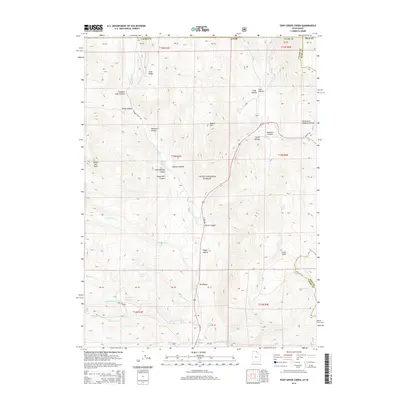 2014 Map of Tony Grove Creek, 2014 Print