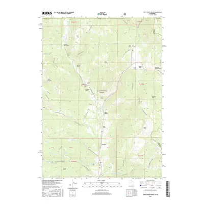 2017 Map of Tony Grove Creek, 2017 Print