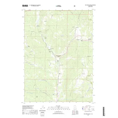 2020 Map of Tony Grove Creek, 2020 Print