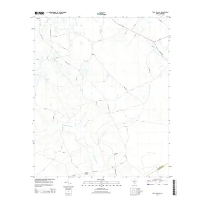 2014 Map of Tony Hill Bay, 2014 Print
