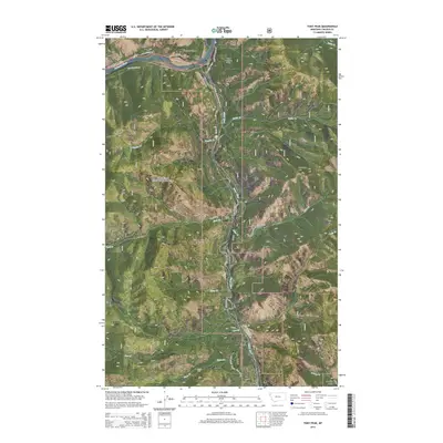 2014 Map of Tony Peak, 2014 Print
