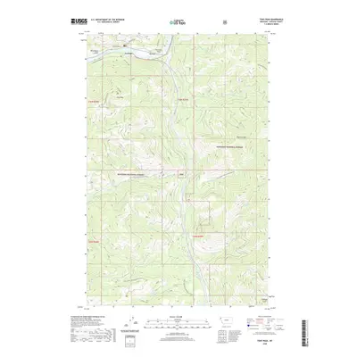 2020 Map of Tony Peak, 2020 Print
