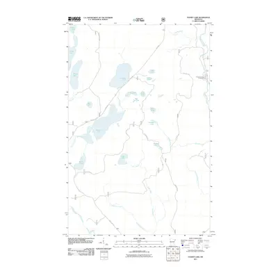 2011 Map of Toohey Lake, 2011 Print