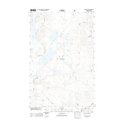 2013 Map of Toohey Lake, 2013 Print