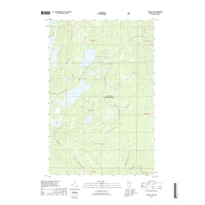 2019 Map of Toohey Lake, 2019 Print
