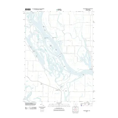 2012 Map of Toolesboro, 2012 Print