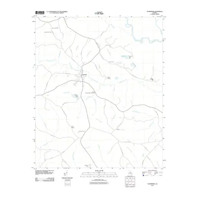 2011 Map of Toomsboro, 2011 Print