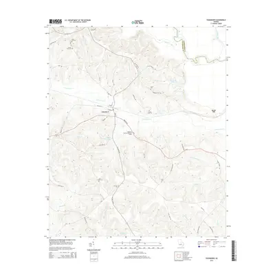 2014 Map of Toomsboro, 2014 Print