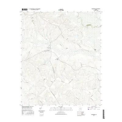 2017 Map of Toomsboro, 2017 Print