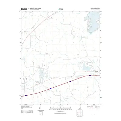 2012 Map of Toomsuba, 2012 Print