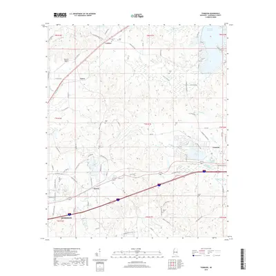 2018 Map of Toomsuba, 2018 Print