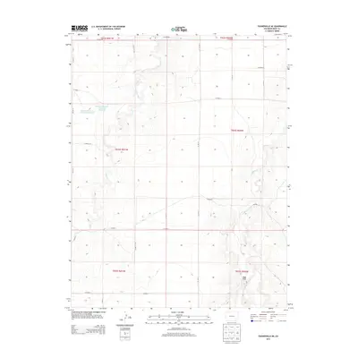 2013 Map of Toonerville NE, 2013 Print