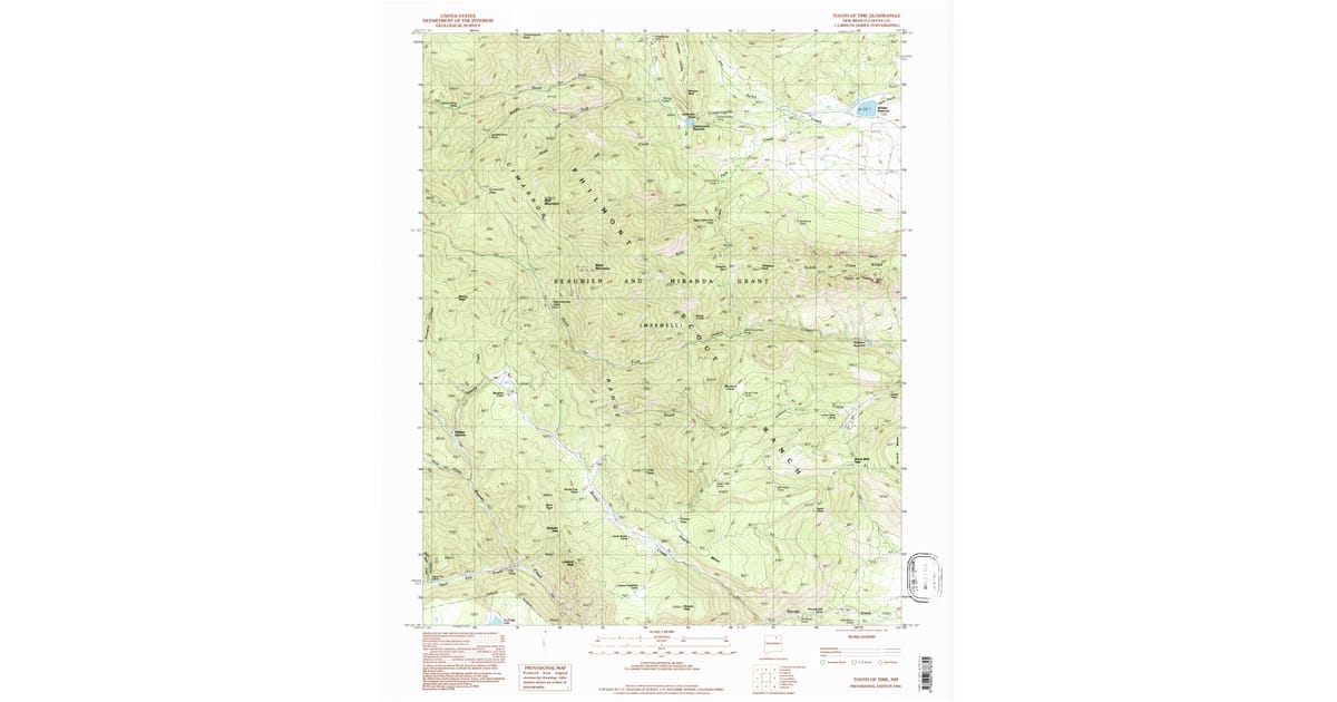 1990s Maps of Colfax County, NM | Pastmaps