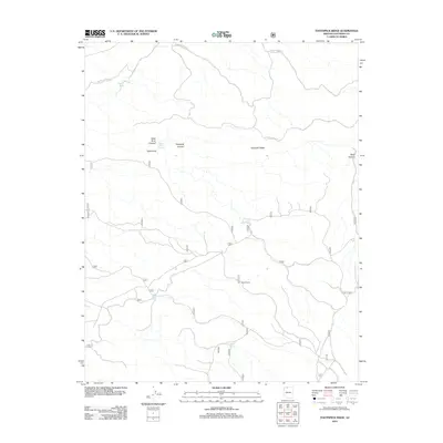 2012 Map of Toothpick Ridge, 2012 Print