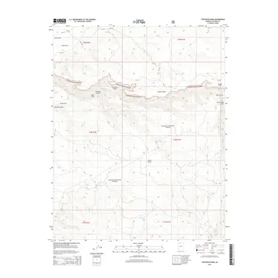 2014 Map of Toothpick Ridge, 2014 Print