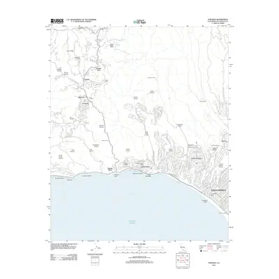 2012 Map of Topanga, 2012 Print
