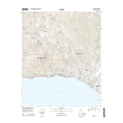 2015 Map of Topanga, 2015 Print