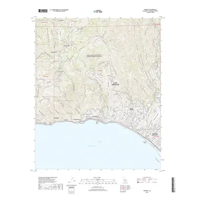 2018 Map of Topanga, 2018 Print