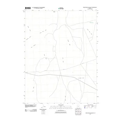 2011 Map of Topaz Mountain East, 2011 Print