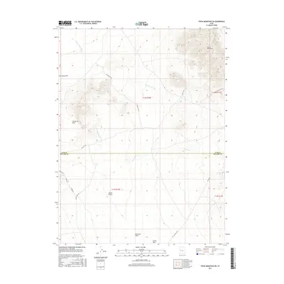 2017 Map of Topaz Mountain SW, 2017 Print