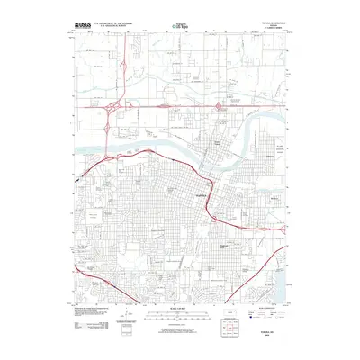 2009 Map of Topeka, 2009 Print