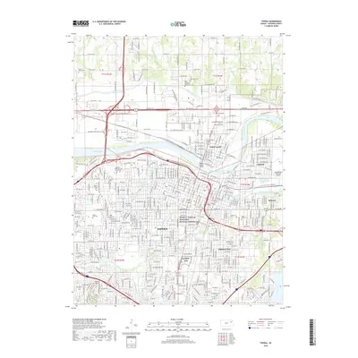 2018 Map of Topeka, 2018 Print