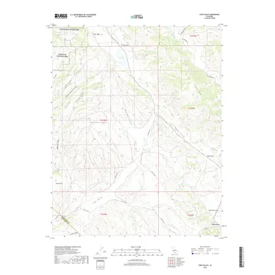 2018 Map of Topo Valley, 2018 Print