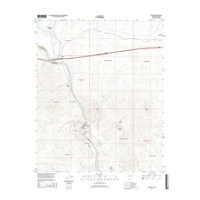 2014 Map of Topock, 2014 Print