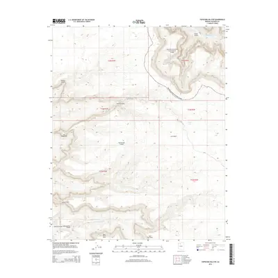2014 Map of Topocoba Hilltop, 2014 Print