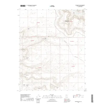 2018 Map of Topocoba Hilltop, 2018 Print