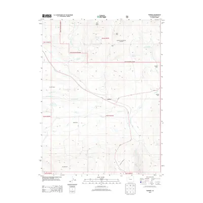 2013 Map of Toponas, 2013 Print
