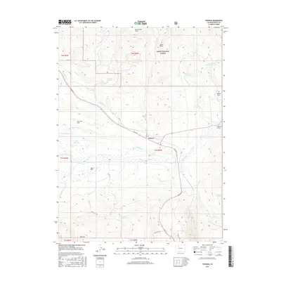 2016 Map of Toponas, 2016 Print