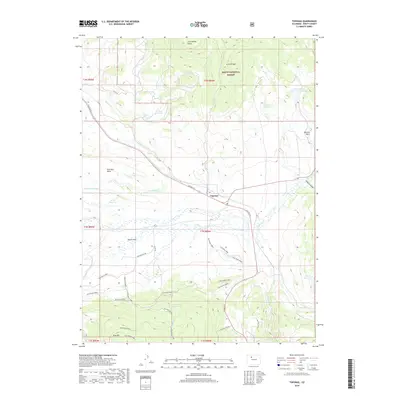 2019 Map of Toponas, 2019 Print