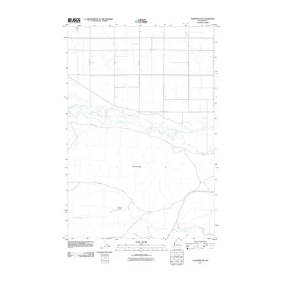 2011 Map of Toppenish SW, 2011 Print