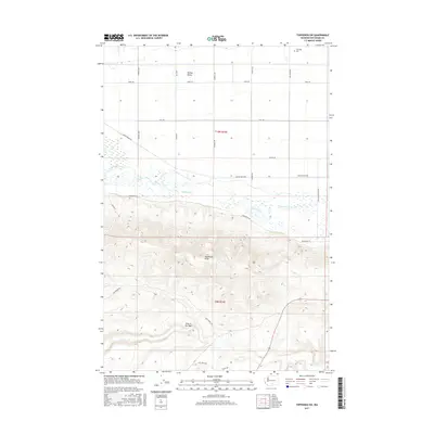 2017 Map of Toppenish SW, 2017 Print