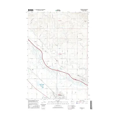 2017 Map of Toppenish, 2017 Print