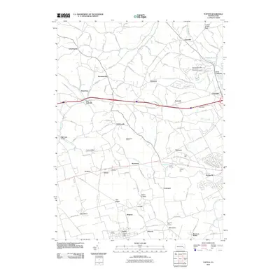 2010 Map of Topton, 2010 Print