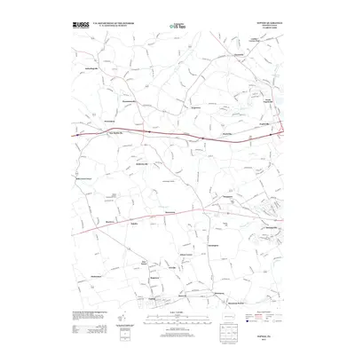 2013 Map of Topton, 2013 Print
