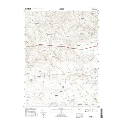 2016 Map of Topton, 2016 Print