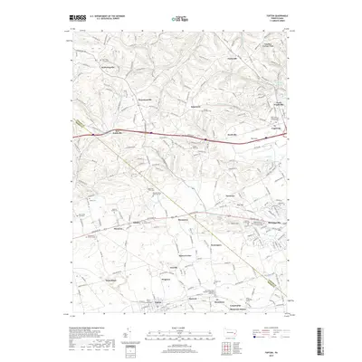 2019 Map of Topton, 2019 Print