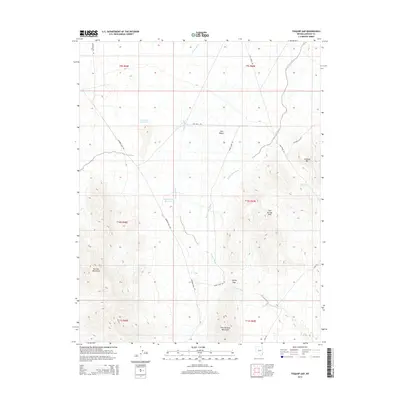 2014 Map of Toquop Gap, 2014 Print