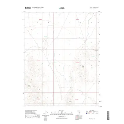 2018 Map of Toquop Gap, 2018 Print