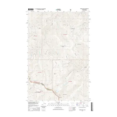 2014 Map of Torino Peak, 2014 Print