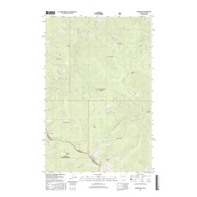 2017 Map of Torino Peak, 2017 Print