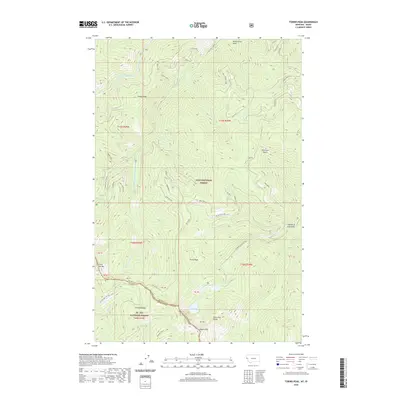 2020 Map of Torino Peak, 2020 Print