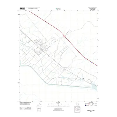 2012 Map of Tornillo, 2012 Print