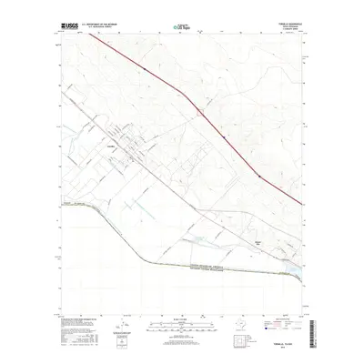 2016 Map of Tornillo, 2016 Print