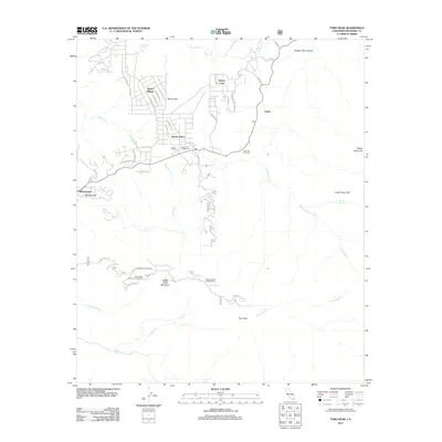 2012 Map of Toro Peak, 2012 Print