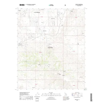 2018 Map of Toro Peak, 2018 Print