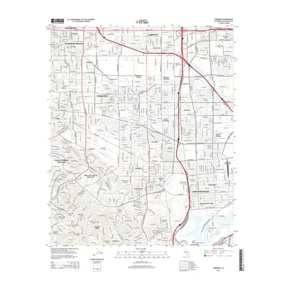 2015 Map of Torrance, 2015 Print